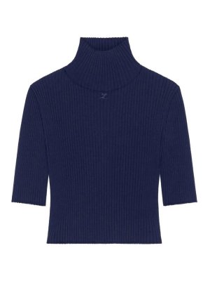 Courreges: Tops & Débardeurs - Top - Bleu