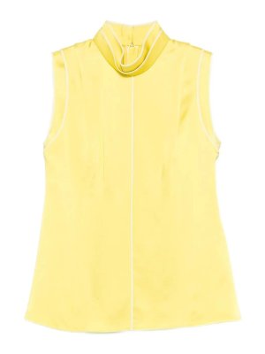 JIL SANDER: Tops & Débardeurs - Top - Jaune
