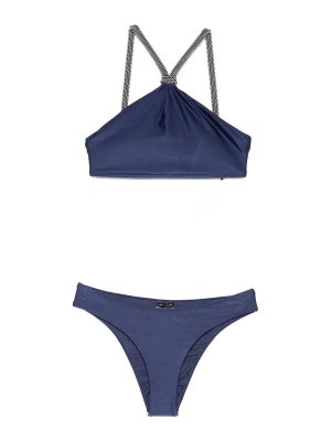 LENNY NIEMEYER: bikinis - Navy Blue Bikini Set