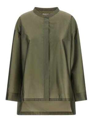 Max Mara: Hemden - Hemd - Grün