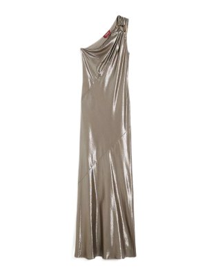 MAX MARA STUDIO: Knielange Kleider - Knielanges Kleid - Silber