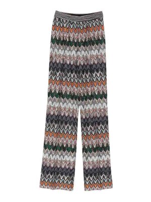 MISSONI: カジュアルトラウザー - カジュアルパンツ - マルチカラー