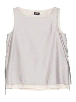 PESERICO: Tops und Tank Tops - Top - Grau
