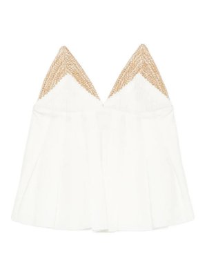 ROSANNA OCAMPO: Tops & Débardeurs - Top - Blanc