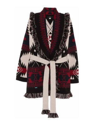 ALANUI: cardigan - Cardigan iconico in jacquard