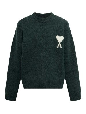 AMI PARIS: クルーネック - クルーネック - 緑