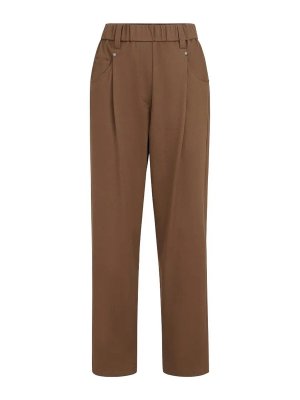 BRUNELLO CUCINELLI: クルーネック - クルーネック - ブラウン