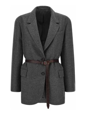 BRUNELLO CUCINELLI: blazers - One Breasted Jacket