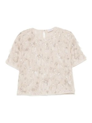 BRUNELLO CUCINELLI: Tops & Débardeurs - Top - Blanc