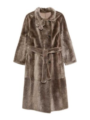 BRUNELLO CUCINELLI: leather coats - Sheepskin Coat