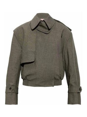 CHRISTOPHER ESBER: Gabardinas - Gabardina - Gris