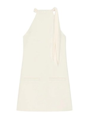 Courreges: knee length dresses - Knotted A-Line Dress