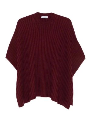 GABRIELA HEARST: Mantelle e poncho - Poncho corto lavorato a maglia Baron