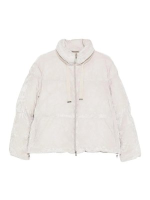 HERNO: padded coats - Velvet Puff Coat