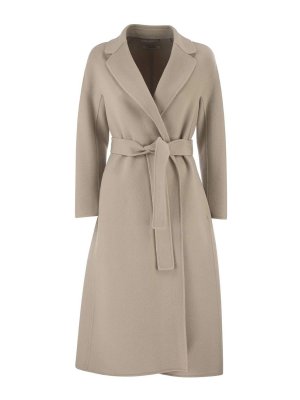 Max Mara: Abrigos semilargos - Abrigo Midi - Blanco