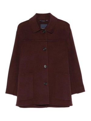 Max Mara: 毛皮＆シアリングコート - 毛皮/ムートンコート - ヌードカラー
