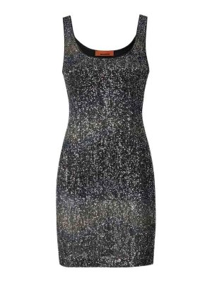 MISSONI: short dresses - Embroidered Sequin Mini Dress