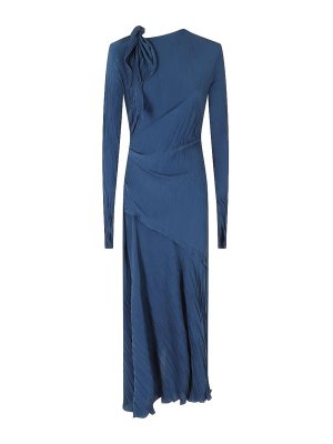 VICTORIA BECKHAM: Knielange Kleider - Knielanges Kleid - Blau