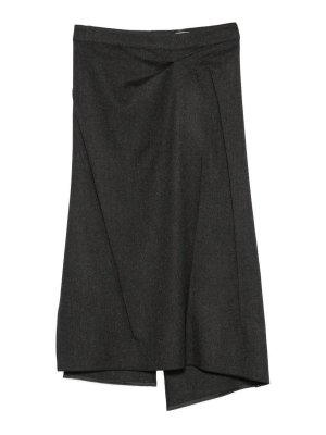 VICTORIA BECKHAM: Knee length skirts & Midi - Asymmetrical Skirt
