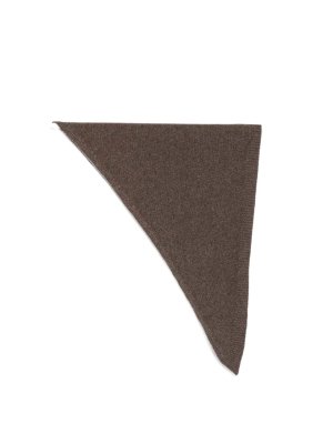 ROHE: sciarpe e foulard - Piccola sciarpa triangolare lavorata a maglia