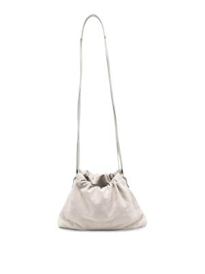 BRUNELLO CUCINELLI: cross body bags - Suede Crossbody Bag