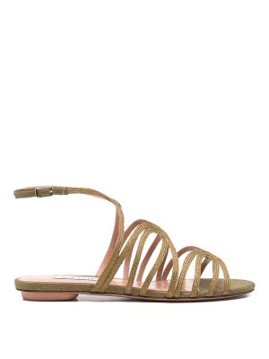 Aquazzura: フラットシューズ - フラットシューズ - 緑