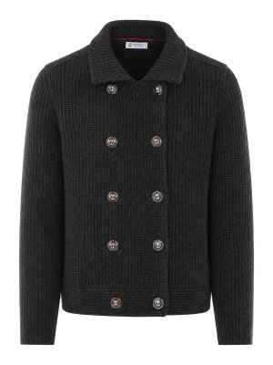 BRUNELLO CUCINELLI: cardigans - Knitted Cardigan