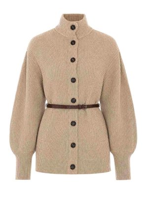 BRUNELLO CUCINELLI: Cardigans - Cardigan - Braun