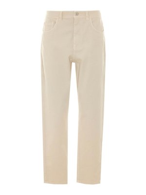 BRUNELLO CUCINELLI: Jeans Rectos - Vaqueros Rectos - Blanco