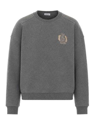 BRUNELLO CUCINELLI: Sudaderas y suéteres - Sudadera - Gris