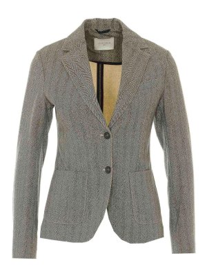 CIRCOLO 1901: blazers - Single Breasted Button Jacket