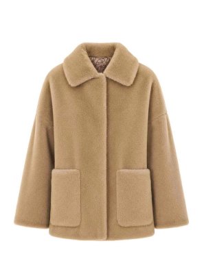 HERNO: giacche bomber - Bomber in pelliccia sintetica