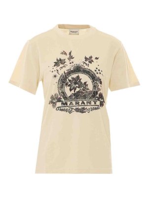 Isabel Marant Etoile: t-shirts - Zewel T-Shirt
