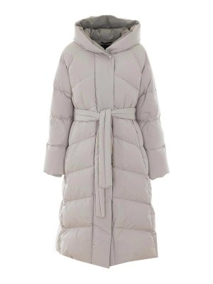 MOORER: parka - Parka Wintra bianco avorio