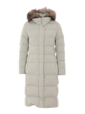 MOORER: parka - Parka Zagara Bianco Avorio