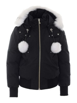 MOOSE KNUCKLES: Bomberjacken - Bomberjacke - Schwarz