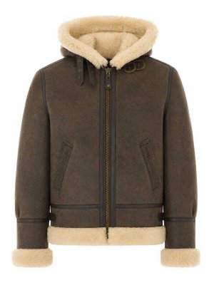 SCHOTT: Pelz und Shearling - Pelz - Braun