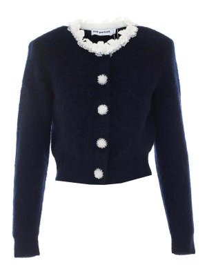 Self Portrait: Suéteres con cuello pico - Suéter Cuello Redondo - Azul