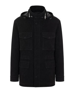 TOM FORD: レザージャケット - レザージャケット - 黒