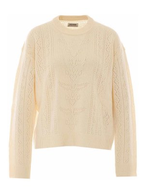 ZADIG&VOLTAIRE: crew necks - White Markuz Bandana Sweater