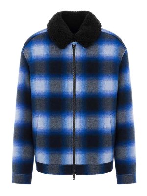 BALENCIAGA: Bomberjacken - Bomberjacke - Blau