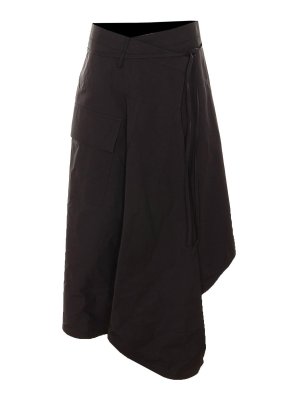 BOTTEGA VENETA: Knee length skirts & Midi - Compact Cotton Toile Skirt