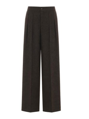ELEH: casual trousers - Brown Pants