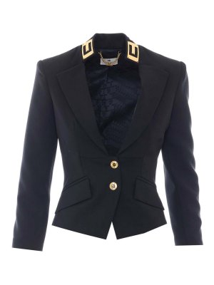 ELISABETTA FRANCHI: casual jackets - Black Jacket