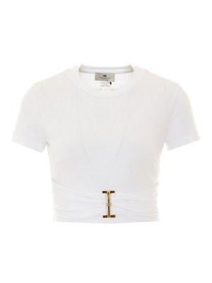 ELISABETTA FRANCHI: Tシャツ - Tシャツ - 白