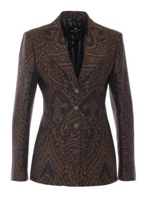 ETRO: casual jackets - Paisley Print Jacket