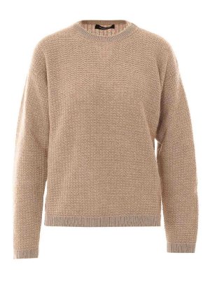 FABIANA FILIPPI: Pull col rond - Pull Col Rond - Beige