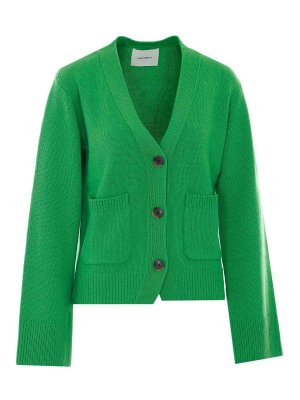 LISA YANG: Cardigans - Cardigan - Vert
