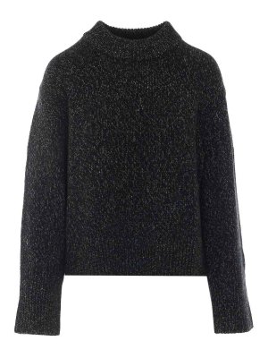 LISA YANG: Suéteres con cuello pico - Suéter Cuello Redondo - Gris