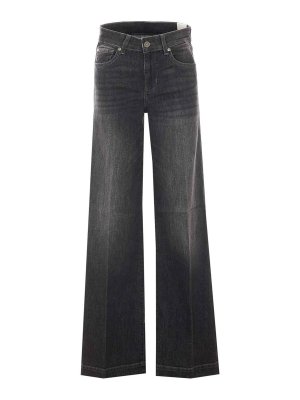 Liu Jo: Jeans Rectos - Vaqueros Rectos - Negro